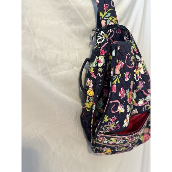 vera bradley quilted Floral  Sling backpack/ Tennis/ Paddle Many Compartments main image 4